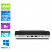 Pc de bureau HP EliteDesk 800 G4 DM reconditionné - i5 - 16Go DDR4 - 500Go SSD - Windows 10 + ecran 19"