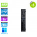 Lot de 3 PC bureau reconditionné Dell Optiplex 3060 Micro - Intel Core i5 - 8Go - 240Go SSD - Windows 11