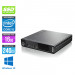 Pack PC bureau reconditionné avec écran 23" - Lenovo ThinkCentre M73 Tiny - i5 - 16Go - 240Go SSD - Windows 10