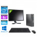 Ordinateur de bureau - HP EliteDesk 800 G1 SFF reconditionné - i5 - 8Go - 500Go HDD - Windows 10 + Ecran 20"