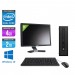 Pack Ordinateur de bureau + écran 20" - HP EliteDesk 800 G1 SFF reconditionné - G3420 - 4Go - 2 To HDD - Windows 10