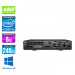 Pack pc de bureau HP EliteDesk 800 G2 USDT reconditionné + Ecran 20'' - i5 - 8Go - SSD 240Go - Windows 10