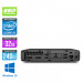 Pc de bureau HP EliteDesk 800 G3 DM reconditionné - i5 - 32Go DDR4 - 240Go SSD - Windows 10