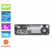 Pc de bureau HP EliteDesk 800 G3 SFF reconditionné - i7 - 8Go DDR4 - 240Go SSD - Ubuntu / Linux