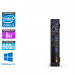 Pack pc de bureau reconditionne Lenovo ThinkCentre M700 Tiny + Écran 20" - Intel core i3-6100T - 8Go RAM DDR4 - HDD 500Go - Windows 10 Famille